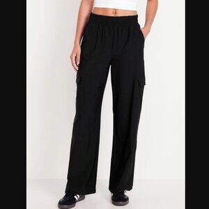 NWT Old Navy High-Waisted SleekTech Wide-Leg Cargo Pants XL Tall